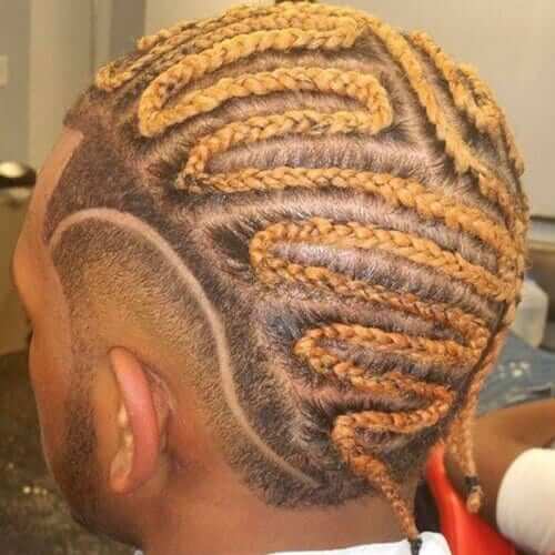 corn rows simple mens braid styles