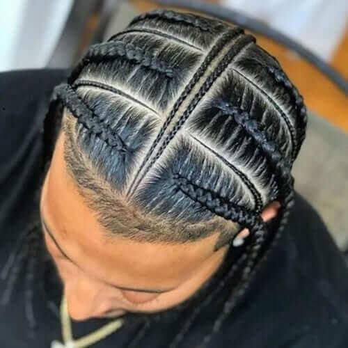 african cornrow braids men