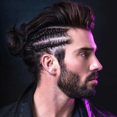 braid hairstyle for short hair men