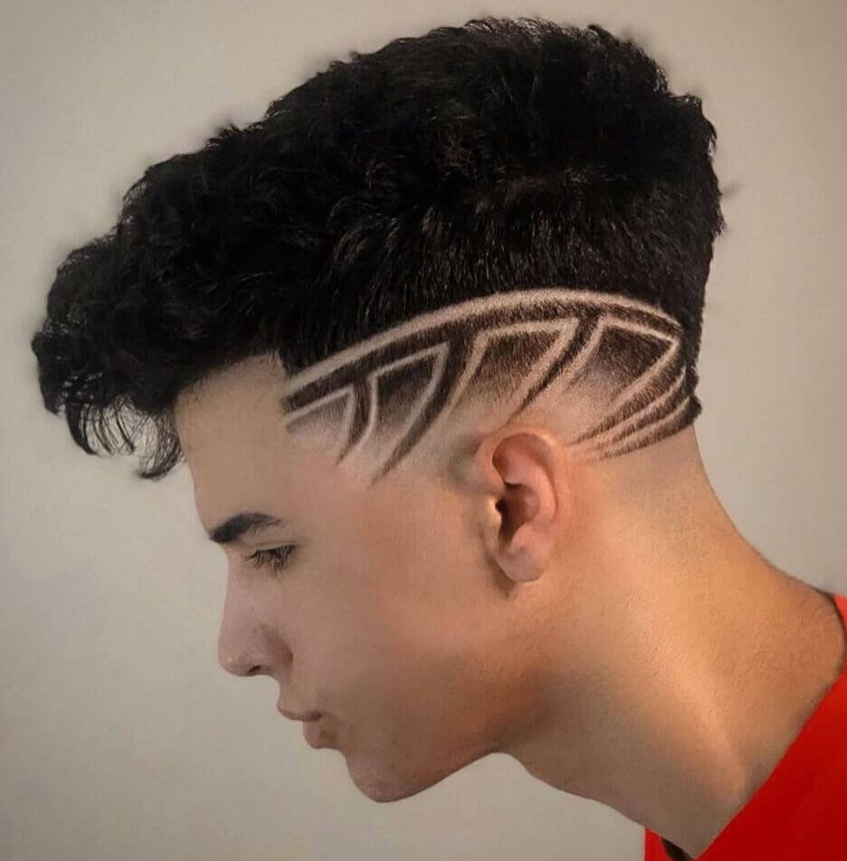 haircut lines designs for guys
