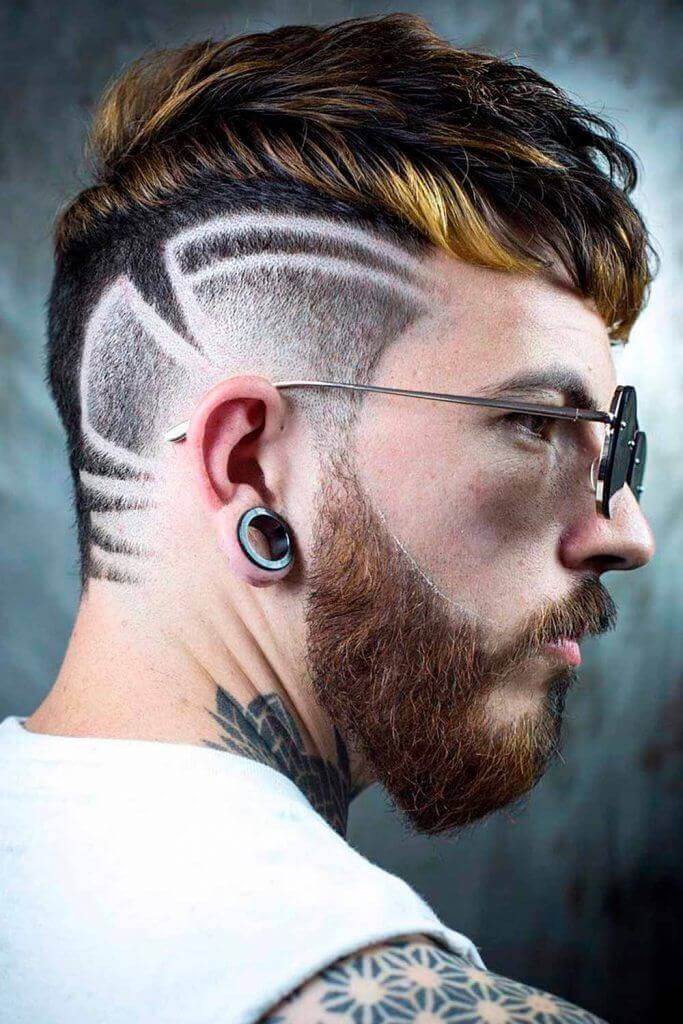 haircut tattoo simple