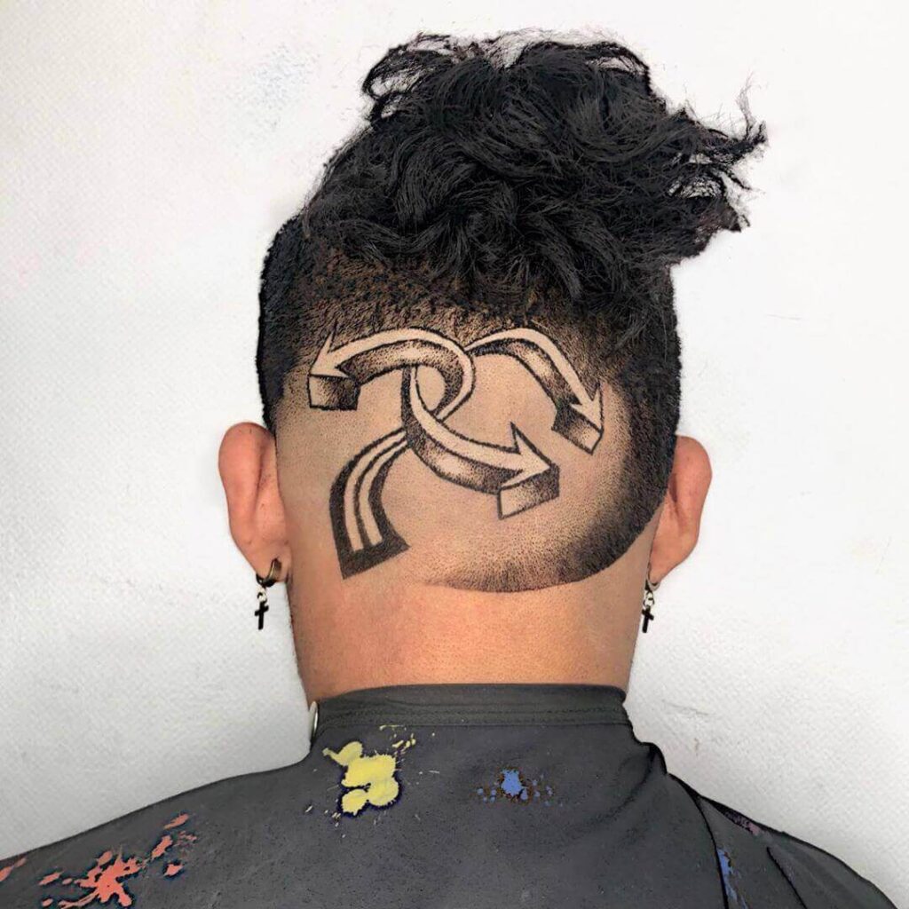 hair tattoo ideas for men