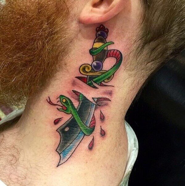 best neck tattoos for male