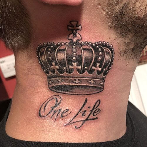 crown tattoo for men
