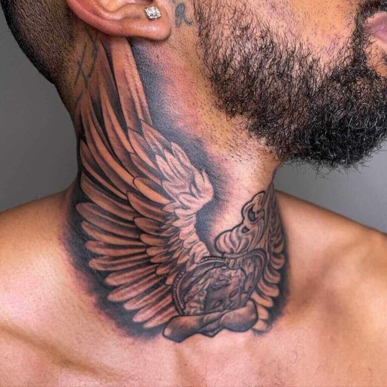 neck tattoos for men 2023