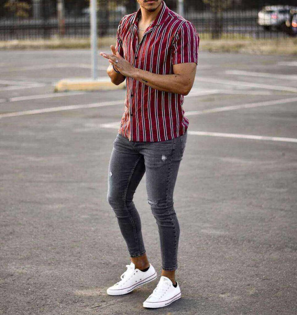 Striped shirts ideas for men 2023