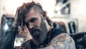 real viking hairstyle for man