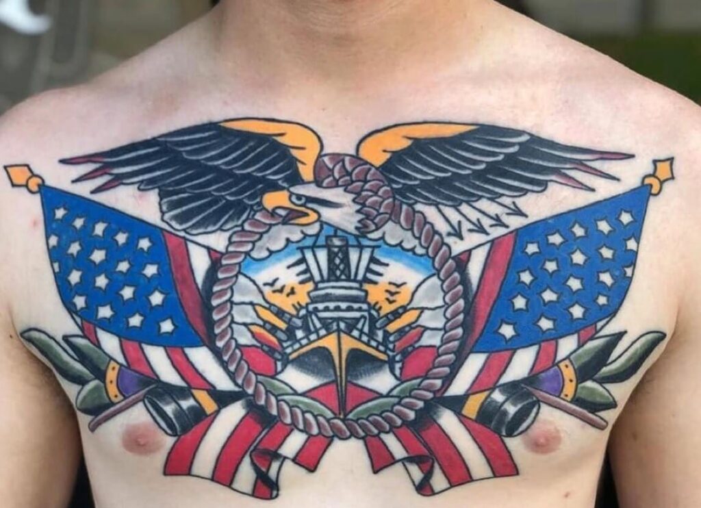 Color Choices in Eagle Tattoos