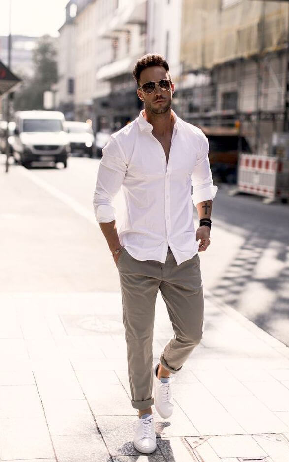 casual chic outfits for men